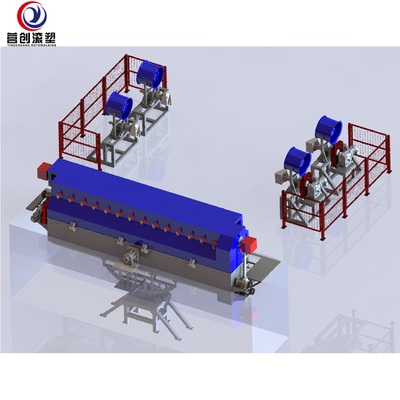 acheter Machines de rotomoulage de rock and roll en plastique PE / bateaux faisant la machine online manufacture