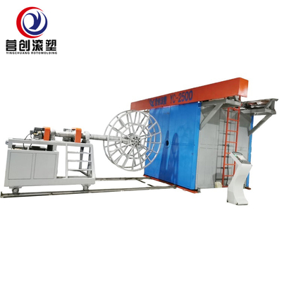 acheter Machine de moulage de rotation automatique biaxiale avec le four de chauffage online manufacture