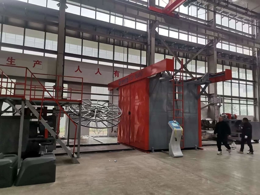 acheter Usine de fabrication machine de rotomoulding à navette avec service de conseil online manufacture