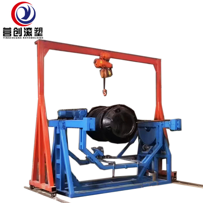 acheter Machines de rotomoulding rock and roll personnalisées avec grue à portique de support online manufacture