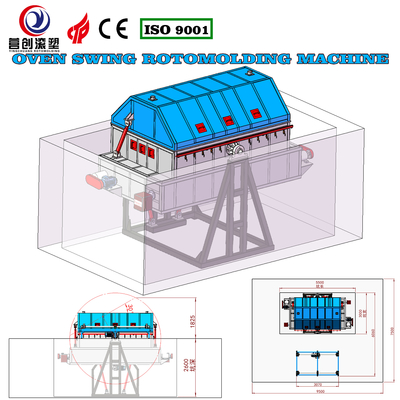 acheter Machine de fabrication de réservoirs d'eau à rotomoulding automatique 220V/380V online manufacture