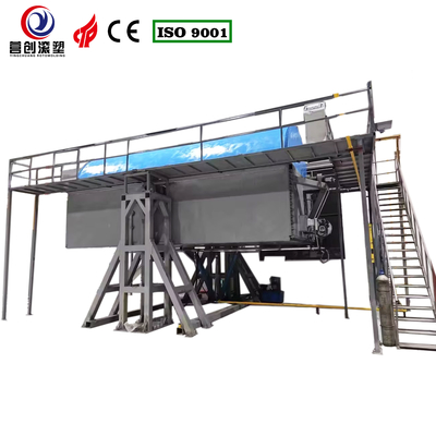 acheter Durabilité Machine automatique de rotomoulding rock and roll avec contrôle Delta PLC online manufacture