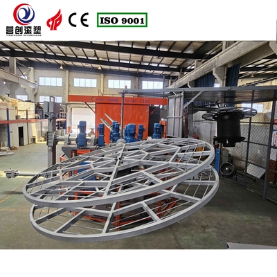 acheter Machine de rotomoulage biaxiale à carrousel de four à 4 bras, 5 stations et 3,5 mètres online manufacture