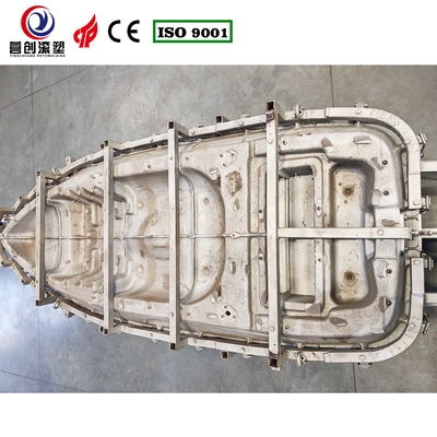 acheter Conception cylindrique de moule de bateau de moulage rotatif en aluminium sur mesure online manufacture