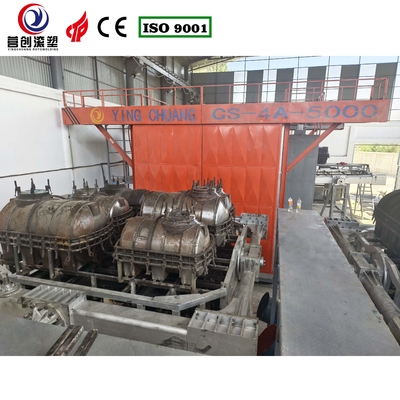 acheter Machine de rotomoulding de navette de Yingchuang CS-4A-5000 refroidissement par air 700000 Kcal online manufacture
