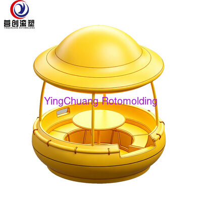 acheter Moule flottant de bateau de barbecue rotomoulé par OEM de Yingchuang, moule rotatif en aluminium de forme d'OVNI avec la table d'auvent pour la fabrication de flotteur de gril de loisirs en plastique fabrication en ligne