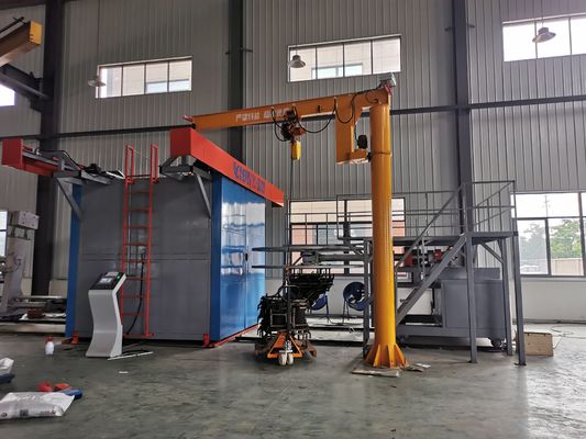 acheter Usine de fabrication machine de rotomoulding à navette avec système de commande PLC pour réservoir d'eau online manufacture