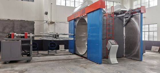 acheter Machine de rotomoulding à navette à commande PLC avec un cycle de 15 à 30 minutes online manufacture