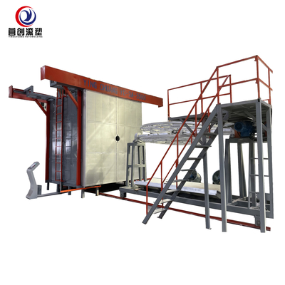 Les 2 stations automatiques font la navette la machine de Rotomolding, machine en plastique de Thermoforming
