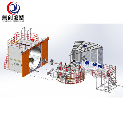 Machine de fabrication de réservoirs d'eau à refroidissement par air multifonctionnelle pour différentes exigences