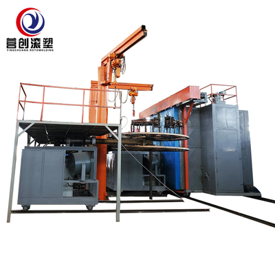 Machine de rotomoulding à bras multiples 17m*11m*53m 220V 380V 440V pour la fabrication de réservoirs d'eau