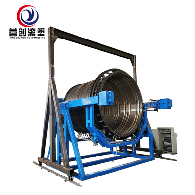 Machines de rotomoulding à rouleaux rocheux durables réduites en bruit avec grue à portique
