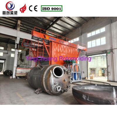 Molding Temperature 200400 Celsius Shuttle Rotomolding Machine Air Cooling Mode Ensuring Consistent and Plastic Mold Output