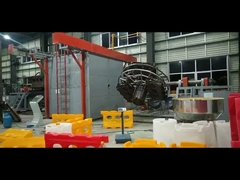 25000L machine à moulage rotatif à deux bras pour le moulage de plastique