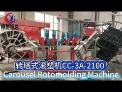 Machine de moulage rotatif à carrousel multifonctionnelle avec système de commande PLC