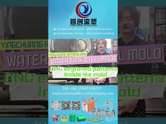 Moule de rotomoulding en acier à réservoir d'eau avec motifs finement sculptés à l'aide de fraisage CNC