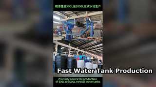 Vitrine de la machine de moulage par rotation à flamme nue CF-5000 : capacités de production pour 50 personnes